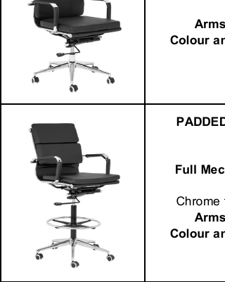pccl-cha023.png Padded Eames Draughtsman Chair