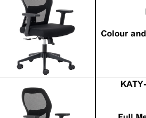 Katy Anne PU Draughtsman Chair