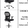Chrome Katy Anne Draughtsman Chair