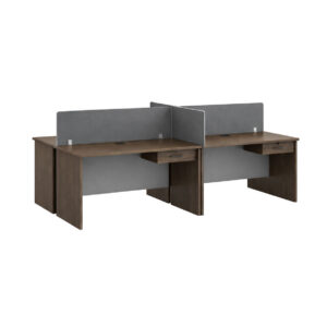2400mm x 1200mm 4-way Office Workstation